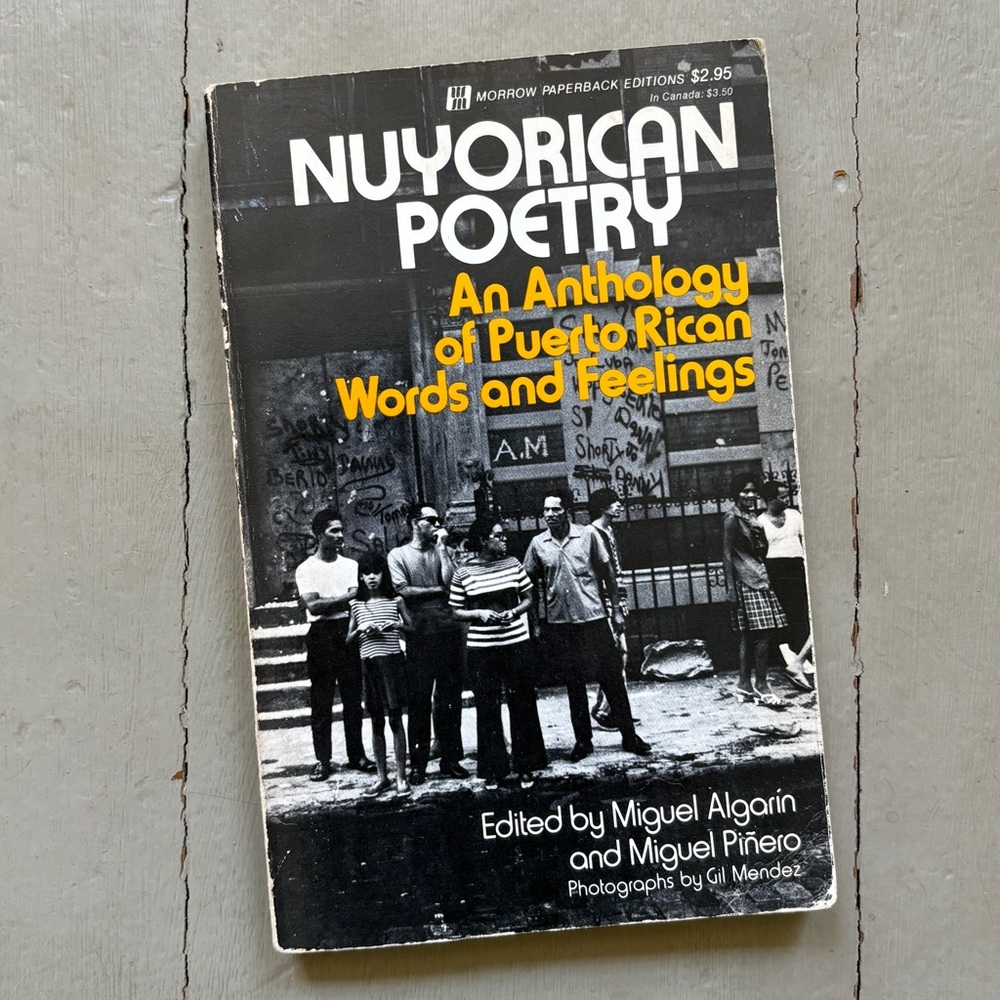 1st Edition Nuyorican Poetry Puerto Rican Words Feelings 1975 Puerto Rico